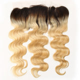 #1B613 Body Wave 13x4 Human Hair Blonde Frontal