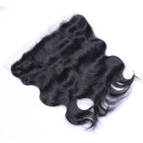 Body Wave 13x4 Virgin Human Hair Natural Black Frontal