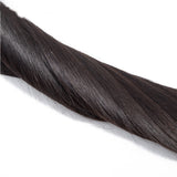 Bundle Deals With Closure Straight Virgin Human Hair Natural Black