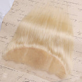 #613 Straight 13x4 Human Hair Blonde Frontal