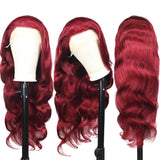 99J   13x4  Transparent Frontal Lace Wig Body Wave Color Wig