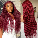 lace wig deep wave 99J