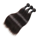 Bundle Deals Straight Virgin Human Hair Natural Black