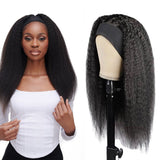 headband wig kinky straight 1b