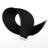 Straight Virgin Human Hair  Tape In Natural Black (20pcs/50grams)